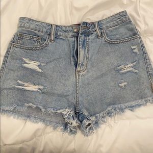 High waisted shorts